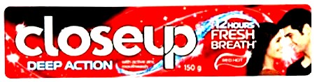 Closeup Red Hot Deep Action Toothpaste(Pack of* 4)