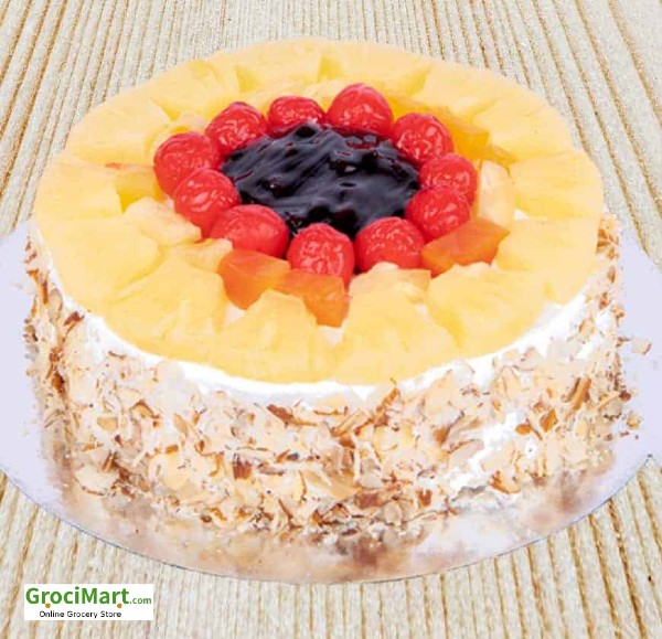 Fruit Filas Cake-Eggless