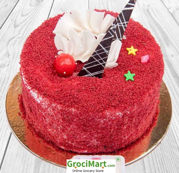 Eggless Tall Red Velvet Cake | Easy Yummy Red Velvet Cake Without Curd,  Butter, Nozzle | Easy Design - YouTube
